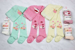 Колготы всесезонные на памперс (от 0 до 24 мес)