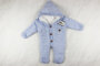 Комбінезон дитячий вязаний+всередині махра від 1 до 9 міс