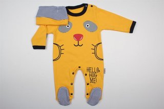 Комбинезон детский+ шапочка от 0 до 9 мес