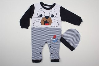 Комбинезон детский+ шапочка от 0 до 9 мес