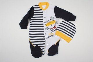 Комбинезон детский+ шапочка от 0 до 6 мес