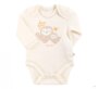 Боді Бембі інтерлок з довгим рукавом, 100% бавовна, 0-1, 9-12 міс