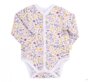 Боді дитяче Бембі, кулір, короткий рукав, 0-3 міс, 100% коттон