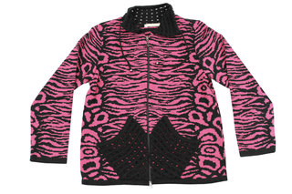 Кофта вязаная на девочек (7-9 лет)