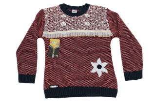 Нарядная вязаная кофта для девочки (8-9 лет)