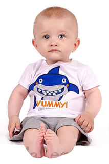 Комплект ясельний 2-х предметний з вишивкою