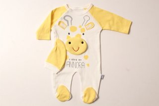 Комбинезон детский+ шапочка от 0 до 6 мес