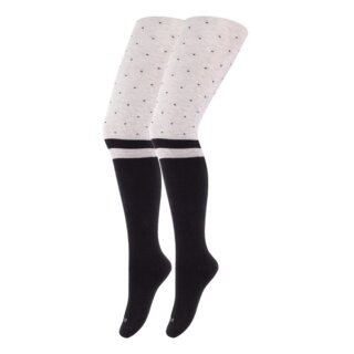 Колготки дитячі з імітацією півпанчіх, демісезонні (від 122см до 152см ріст)