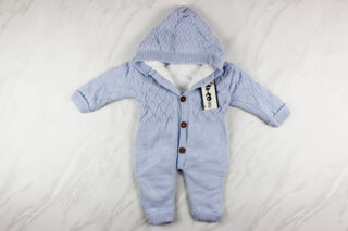 Комбінезон дитячий вязаний+всередині махра від 1 до 9 міс