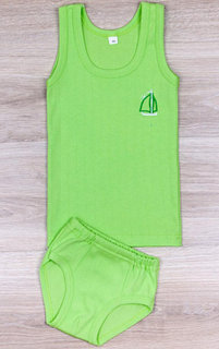 Комплект дитячий труси + майка (від 74см до 122см зріст)