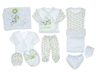 11-ти предметный набор для новорожденного Турция