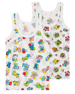 Майка для девочек кулир тонкий (от 104см до 110см рост)