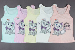 Майка для дівчинки (0-1 рік) Донелла