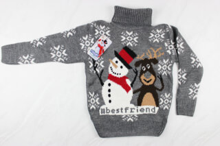 Свитер вязаный детский Турция (6-9 лет 110-134 рост)