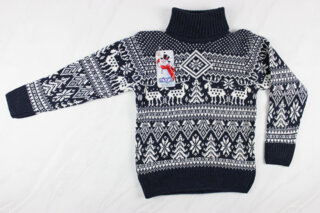 Свитер вязаный детский Турция (6-9 лет 110-134 рост)