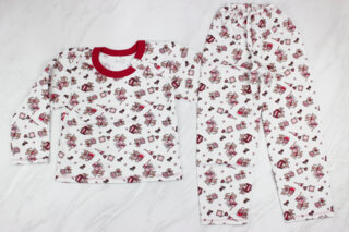 Пижама детская с начесом (116см-122см рост)