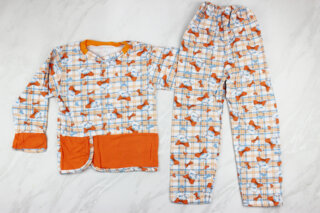 Пижама детская с начесом (116см-122см рост)