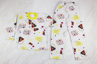 Пижама детская с начесом (116см-122см рост)