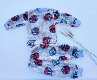 Пижама детская махровая (от 86см до 146см рост)