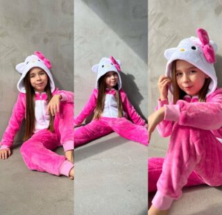 Кігурумі дитячий Хелоу Кітті (від 90см до 110см зріст)