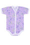 Боді дитяче на кнопках, короткий рукав, 100% бавовна, 0-12 міс
