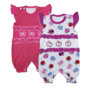Боді для дівчинки інтерлок, короткий рукав, 3-6, 9-12 міс