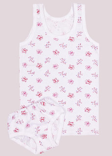 Комплект для дівчаток майка + труси (від 116см до 122см зріст)