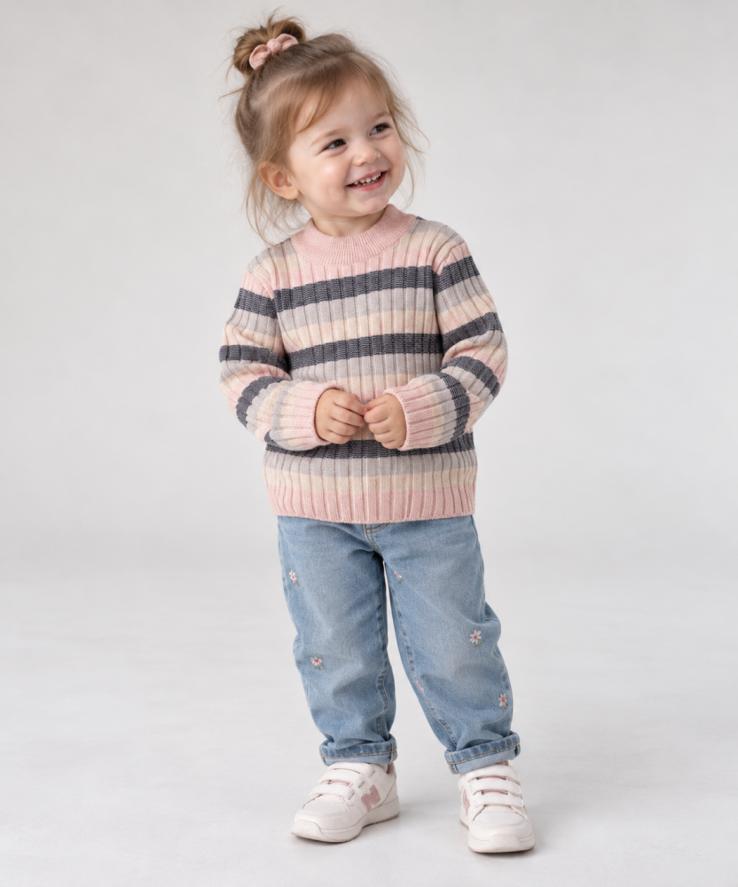 Кофта водолазка детская вязаная (2-5 лет 92-110 рост)