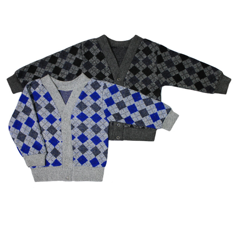 Кардіган; полотно: інтерлок жаккард