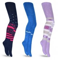 Колготы детские, махровые (от 68см до 74см рост)