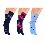 Носки детские, махровые на девочку (21-30 размер обуви)