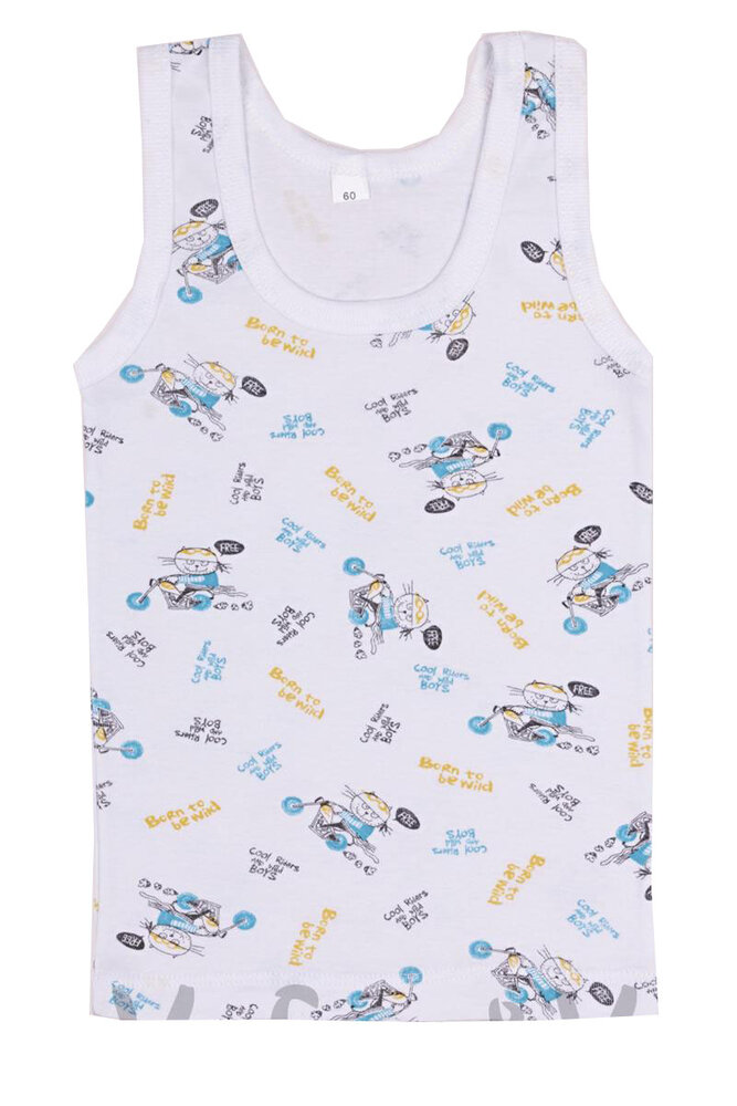 Майка для мальчиков, полотно: рибана (от 74см до 80см рост)