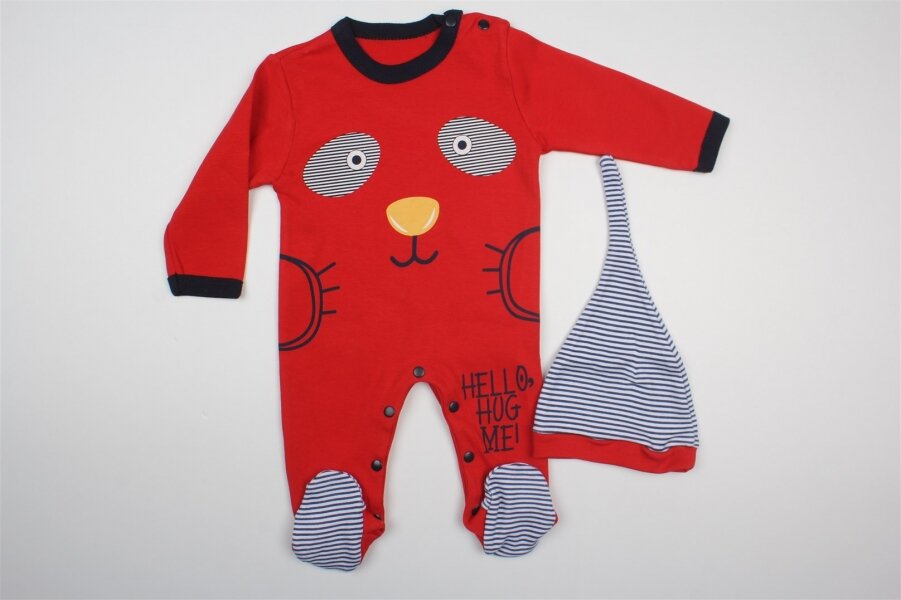 Комбинезон детский+ шапочка от 0 до 6 мес