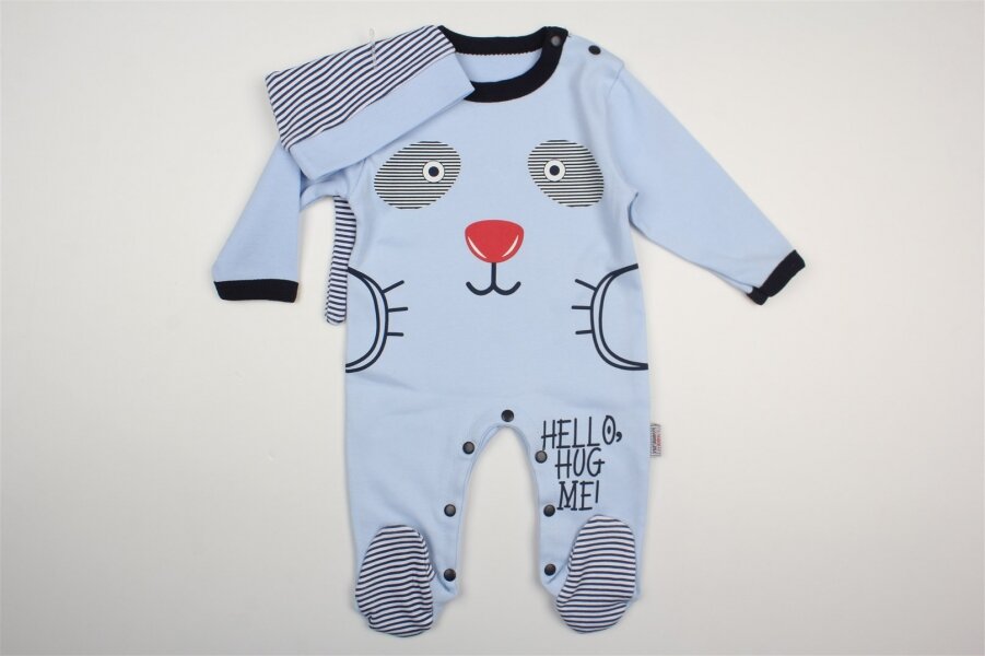 Комбинезон детский+ шапочка от 3 до 9 мес