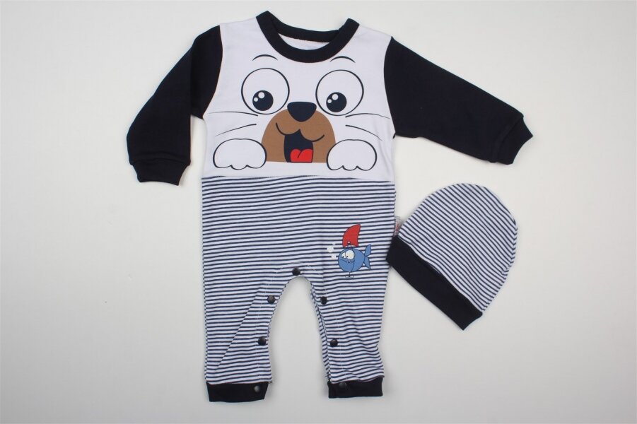 Комбинезон детский+ шапочка от 0 до 9 мес