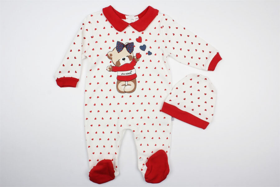 Комбинезон детский+ шапочка от 0 до 9 мес