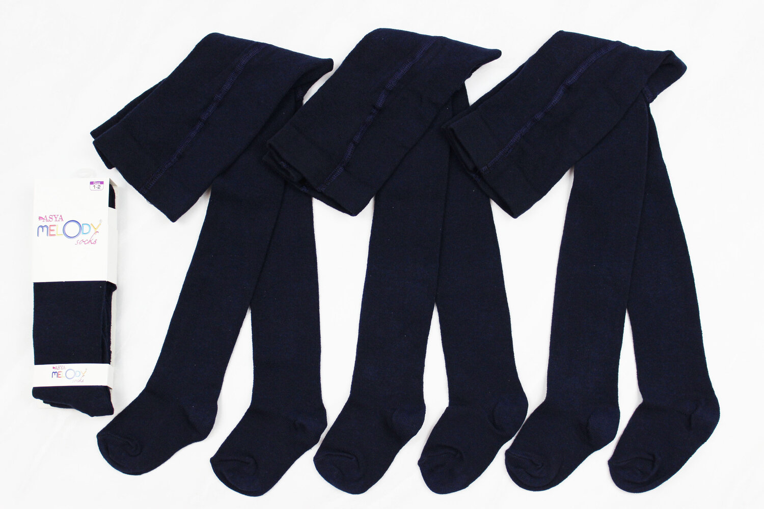 Колготи всесезонні (від 84см до 94см зростання) темно-синій