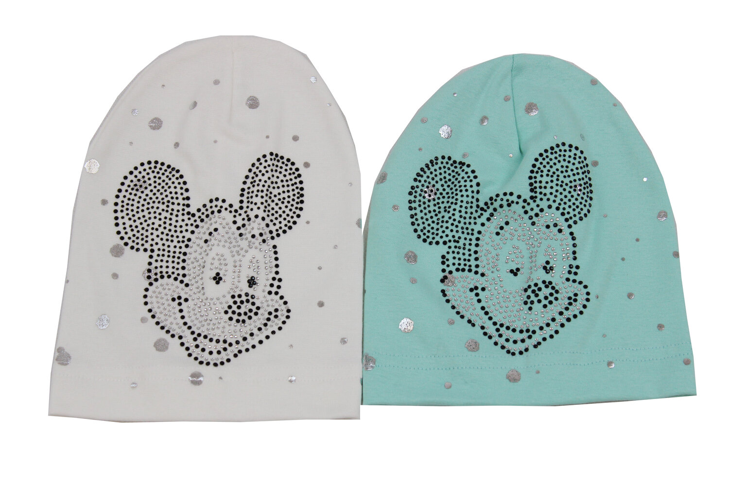 Трикотажна шапка для дівчинки (48-52р)