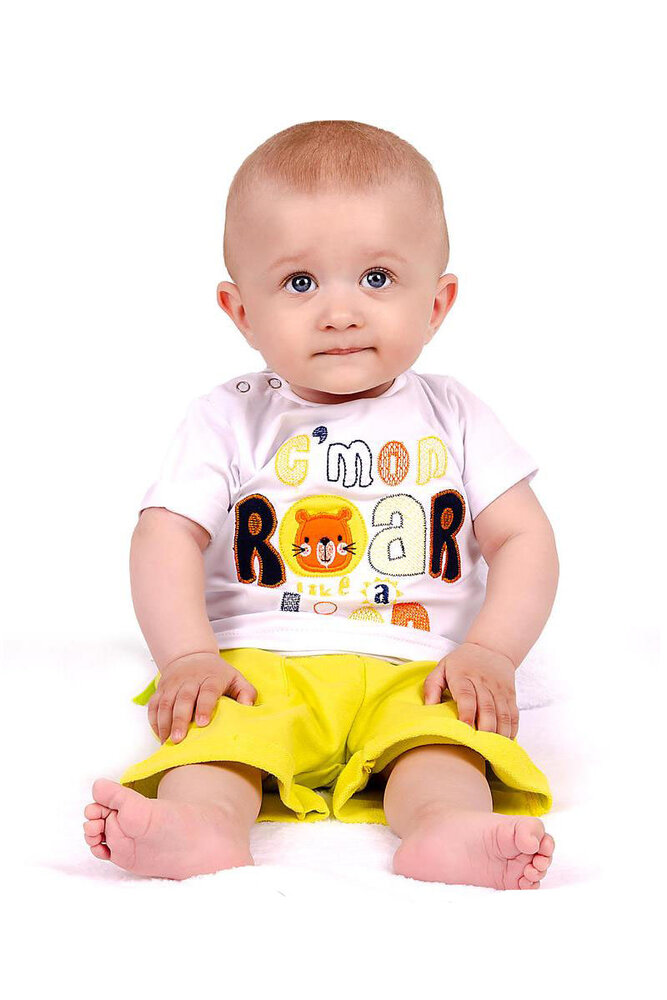 Комплект ясельний 2-х предметний з вишивкою