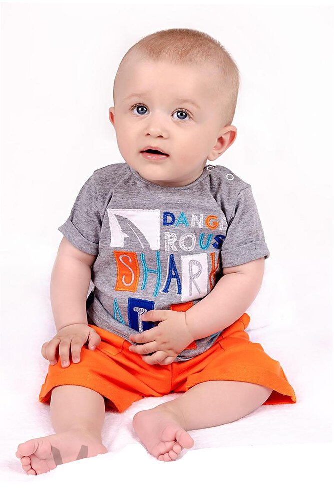 Комплект ясельний 2-х предметний з вишивкою