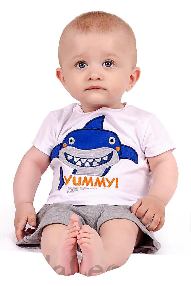 Комплект ясельний 2-х предметний з вишивкою