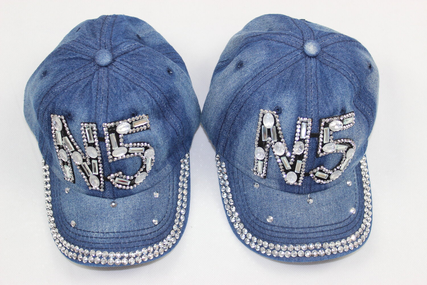 Джинсова кепка для дівчаток (54-56р)