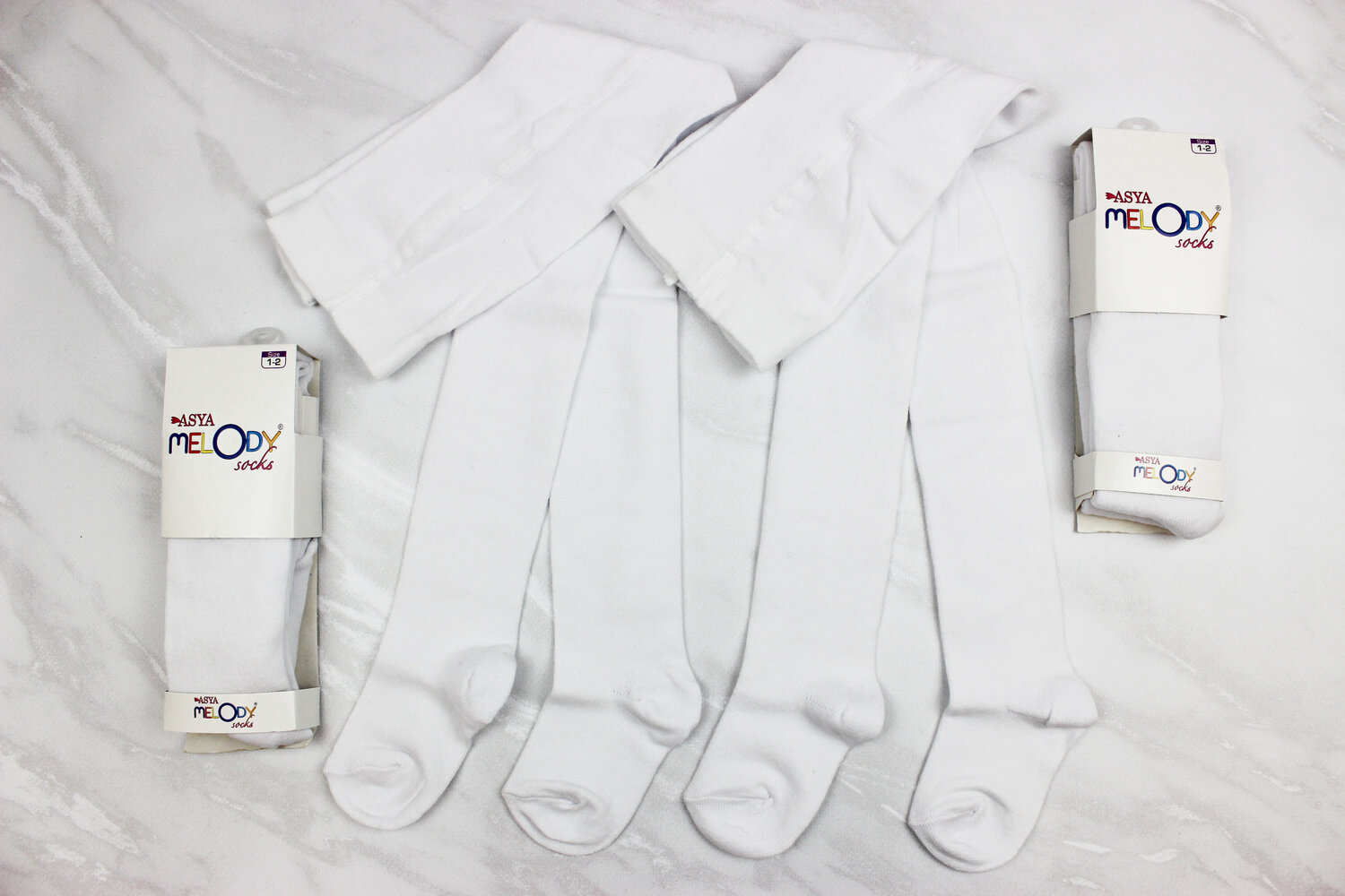 Колготи всесезонні Білий (від 84см до 158см зростання)