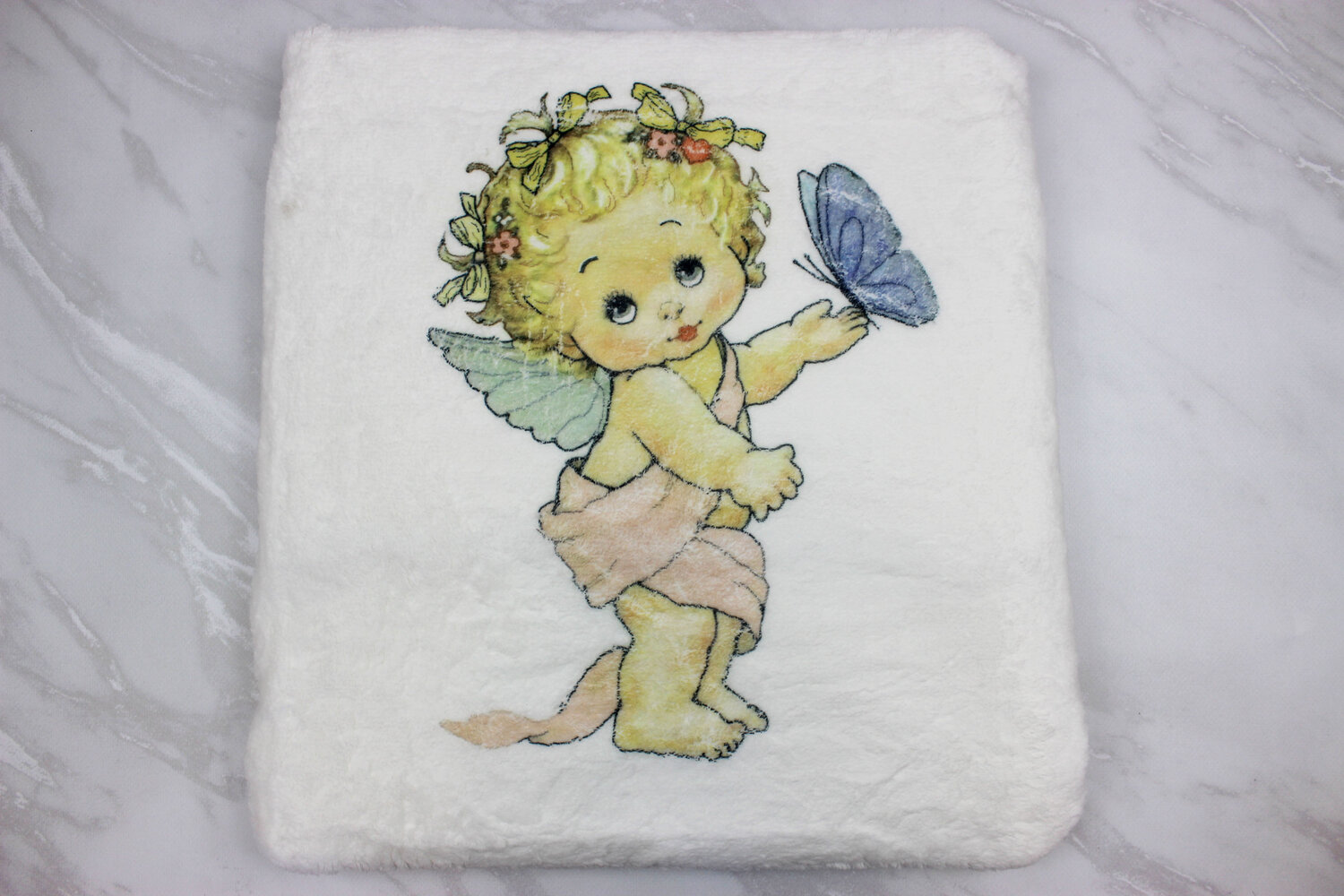 Крыжма-плед для крещения, махра Турция