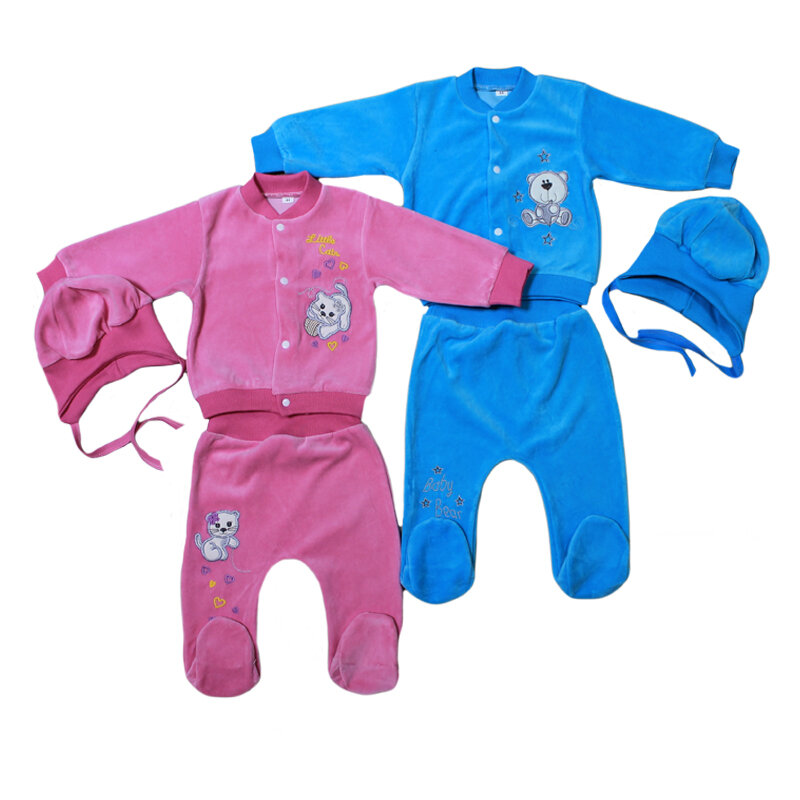 Комплект ясельный, велюр