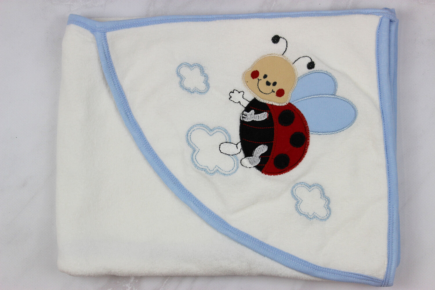 Рушник-куточок з капюшоном + рукавичка, бавовна, Туреччина (ПЛ82)