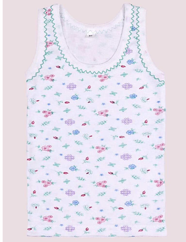 Майка для девочек с крошетом (от 74см до 122см рост)