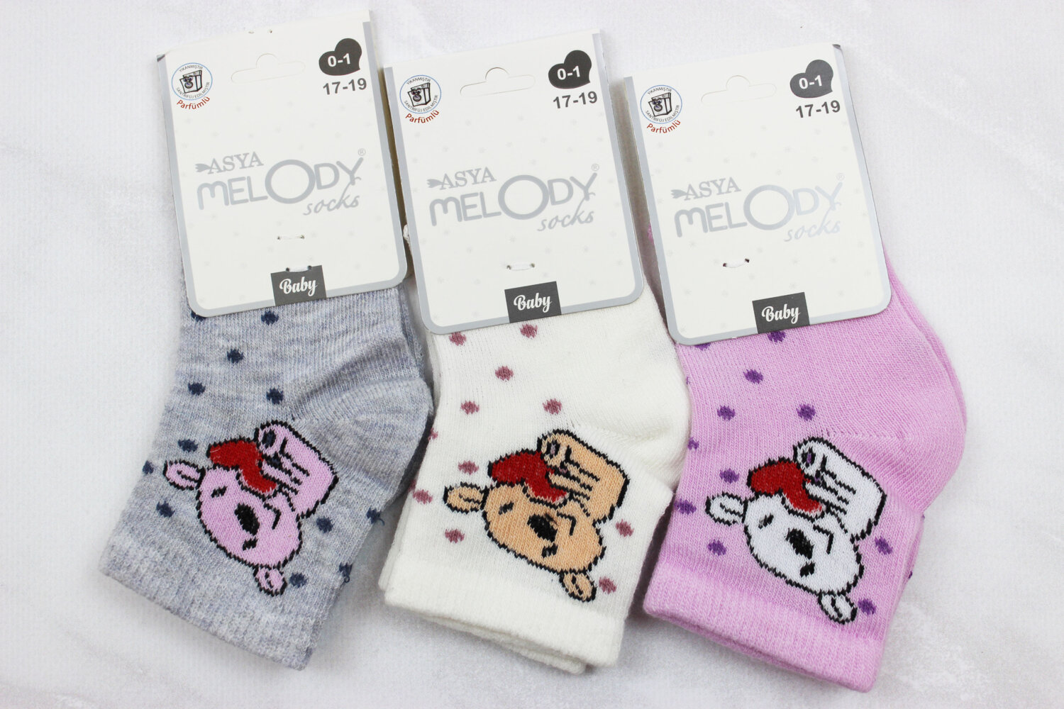 Шкарпетки дитячі всесезонні Туреччина (0-1 рік)