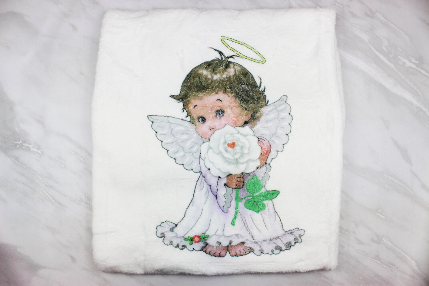 Крыжма-плед для крещения, махра Турция