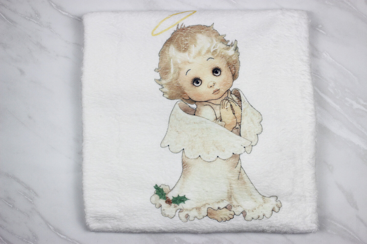 Крыжма-плед для крещения, махра Турция